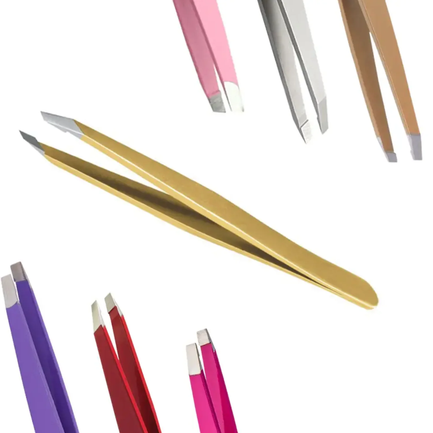 tweezers Welcomed Eyelash Tweezers With Logo With Paper  Printing  tweezers kit