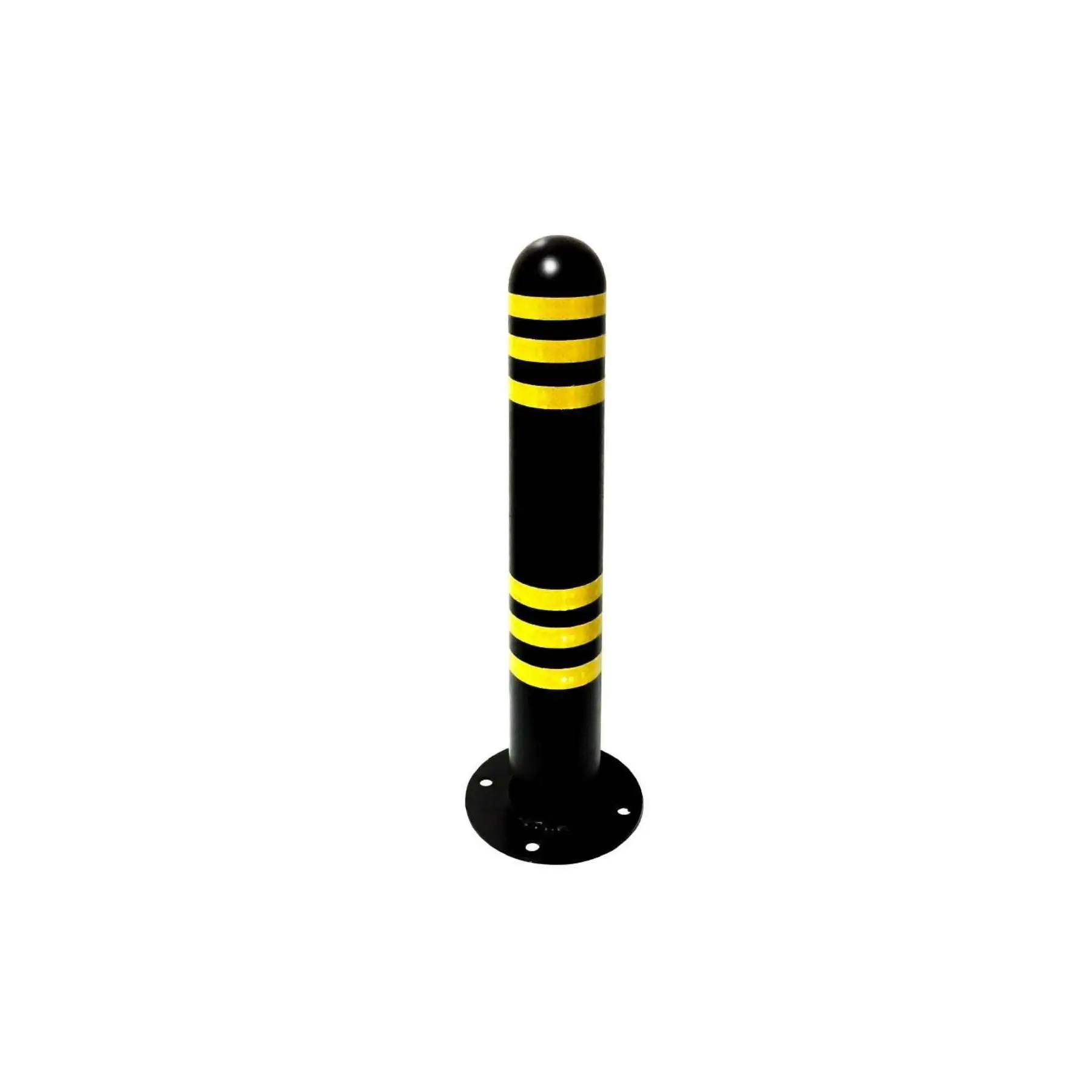 Robust  Longlife High Quality  Black Metal Delineator 50 X 9 cm SMD5090  Painted Metal Bollard