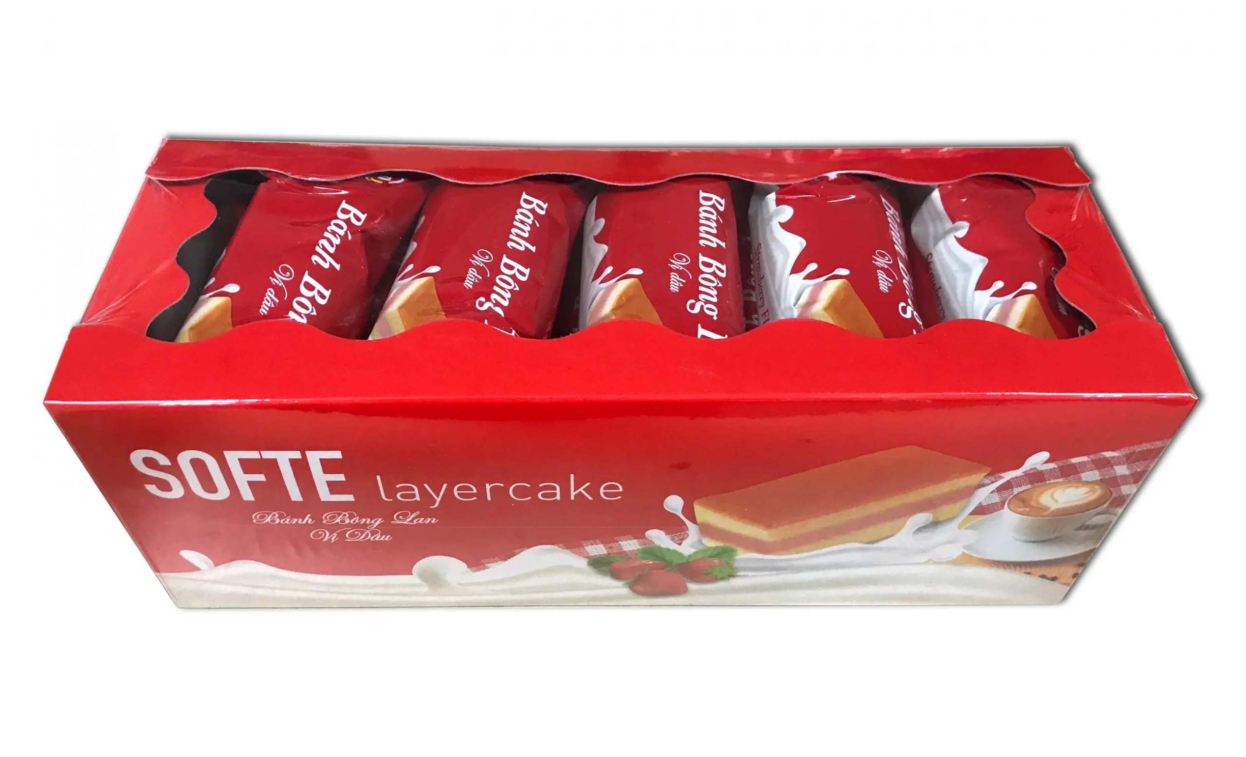 Premium Quality Hot New Product Bao Hung SOFTE Layer Cake - Milk Butter Flavour 300g Made in Vietnam