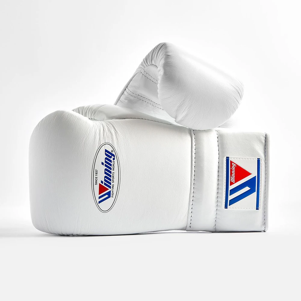 Custom Made High Quality White Winning Boxing Gloves Professional Pro Punching Winning Boxing Gloves 100% Original Leather