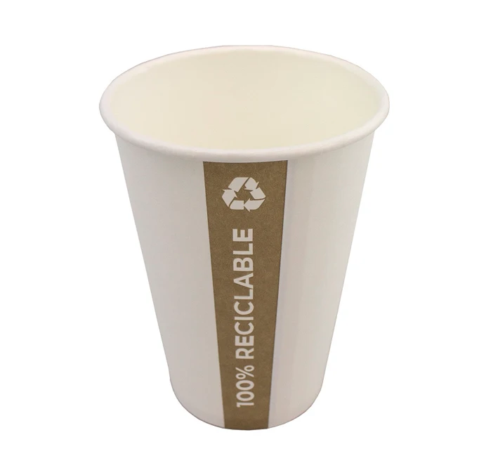 Wholesale Supplier of Recyclable Paper Cups 210 ml With Popietilen Inner for Hot and Cold Water Serving