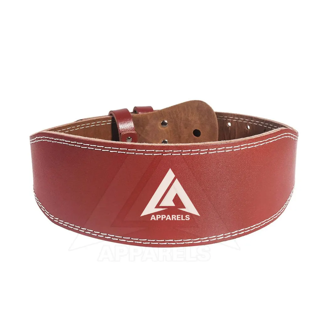 Unisex High Quality 13mm Gym Fitness Leather Belts Custom Logo Durable Cowhide Material OEM Design Powerlifting Buckle