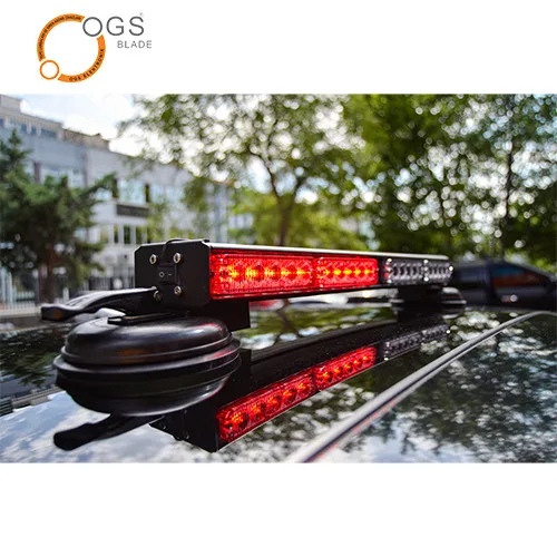 Emergency Vehicle Ambulance Flashing Lightbar  Warning Light  Rechargeable 3 W Leds Strobe Light Bar Grill Light