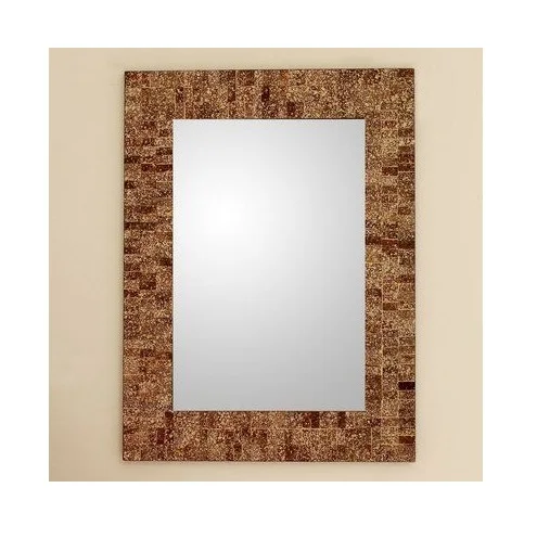 Top Quality Wall Hanging Solid Wooden Framed Mirror Round Bathroom Mirror for home and wall decor use