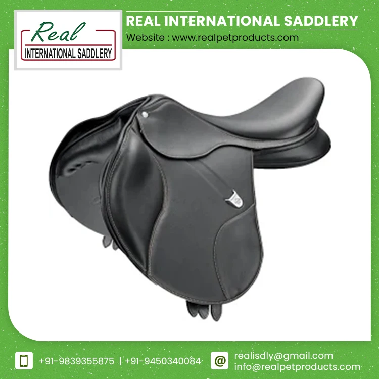 Good Quality Best Supplier Pure Leather Material Customized Attractive English Saddle from Indian Manufacturer