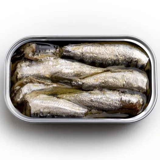 Wholesale Hot Sale Canned Sardine Tin Fish 155g Canned Sardine Fish In Tomato Sauce.