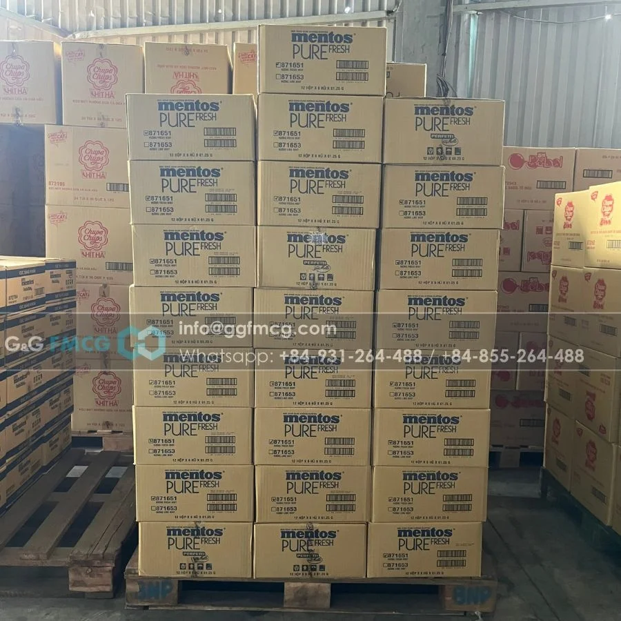 Хит продаж сладкая жевательная резинка для конфет вкусная Mentos Rainbow Candy