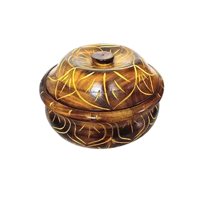 Набор декоративных сервировочных горшков ручной работы из 3 тисненых дизайнерских для домашнего отеля ресторана свадебной вечеринки сервировочный горшок