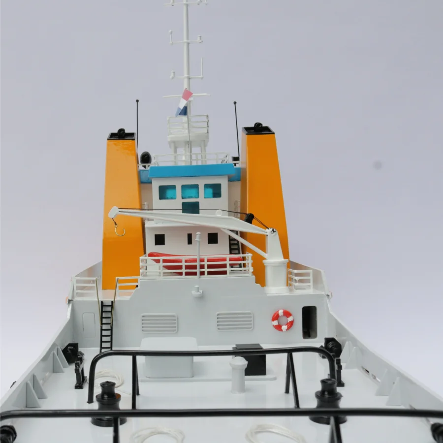 HAPPY HUNTER TUG BOATS 100% HANDMADE - HIGH QUALITY WORK BOATS - WOODEN HANDICRAFT MODEL MADE IN VIETNAM PRODUCT