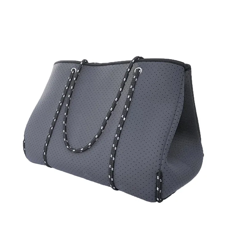 Washable Handbag Waterproof Beach Neoprene Tote Custom Design Printing Wholesale Tote Bag