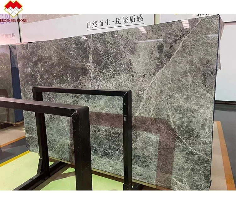 High Quality Turkish Her-mes Grey Marble Slabs Glazed Armani Grey Polished Carrara Marble Tiles Calcite Type for Villas