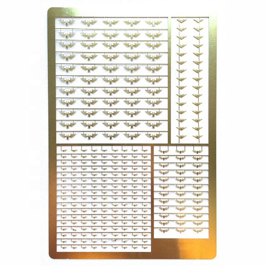 Custom High Quality Photo Etching Brass Stainless Steel Etched Parts Chemical Etching Metal Craft Plate