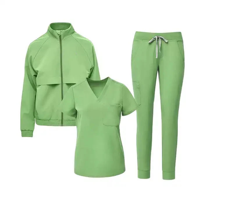 Top Stretchy Quality Women Uniforms Sets Medical Nursing Uniform Hospital Sets Medical Scrubs With Logo