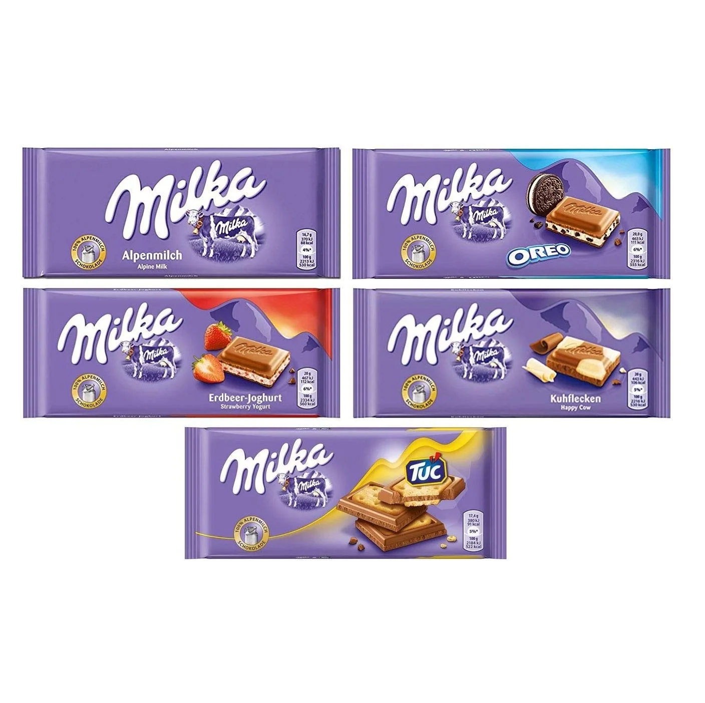 5 x MILKA MMMAX OREO Sandwich XXL Chocolate Bar 300g / 10.6oz |