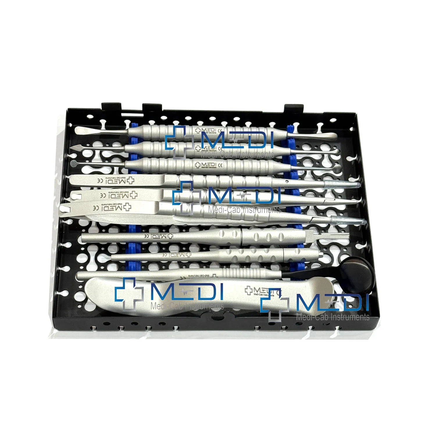 Basic Titanium Silver Dental Instruments Kit Micro Oral Surgery Set for Periodontal Surgery Dental Equipments