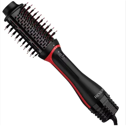 ALL NEW AUTHENTIC Revlons One Step Volumizer PLUS 2.0 Hair Dryer and Hot Air Brush | Dry and Style (Black)