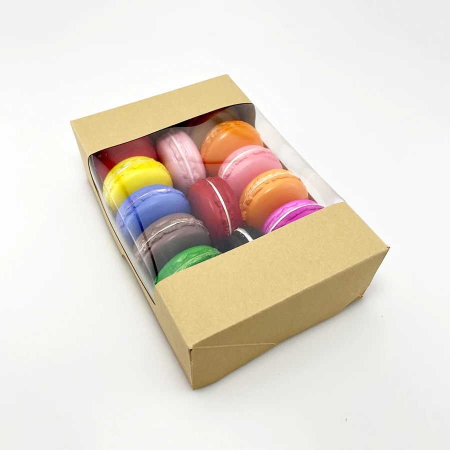Wholesale Custom Food Grade Hold 1 2 4 6 12 Hole Standard Bakery Carrier Box Cupcake Box With Window