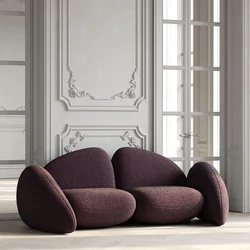 Clifford Velvet Modern Fabric Sofa Green Interior 2/3 Sofa Special Deign Modular Sofa in Multi Color