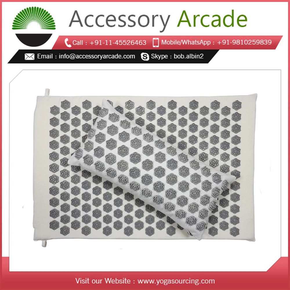 Direct Factory Supplier Fitness Lotus Spike Yoga Acupressure Mat and Pillow Set Excellent Quality Available At Competitive Price