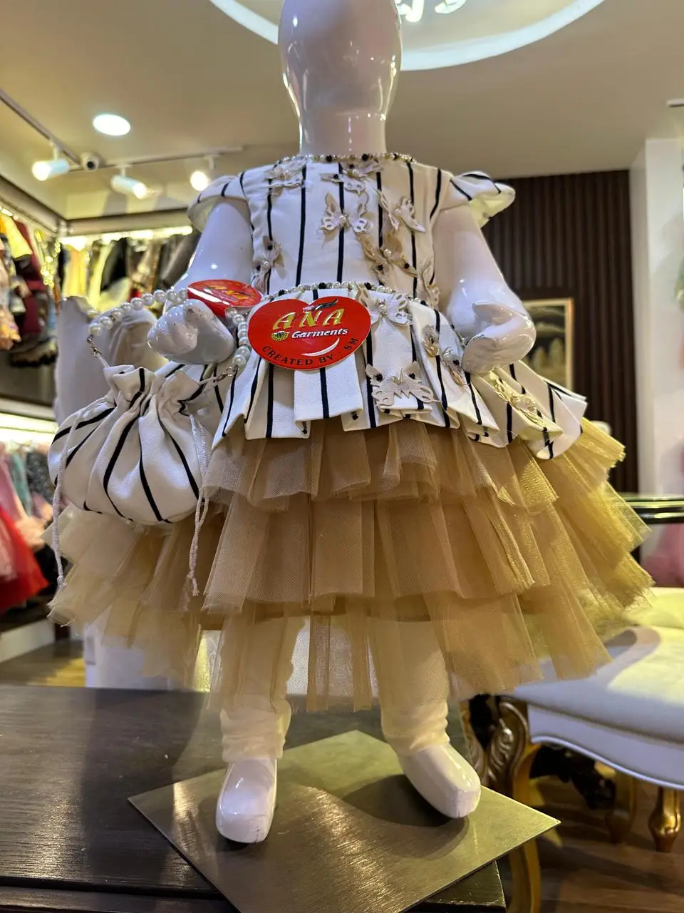 2024 very pretty butterfly kids clothes baby girl party dress patterns children dresses designs