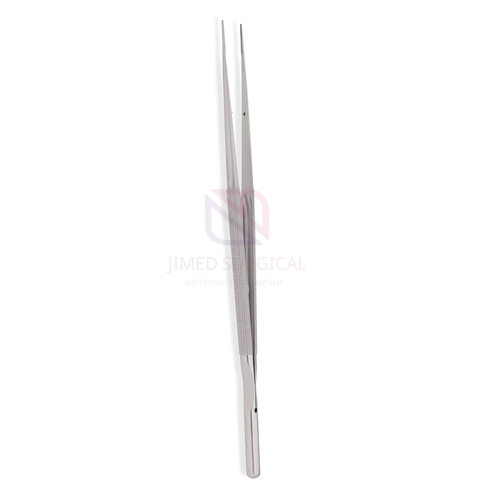 Best Quality Micro Forceps Dall Finish Round Handle 150mm German Stainless Steel Surgical Micro Forceps
