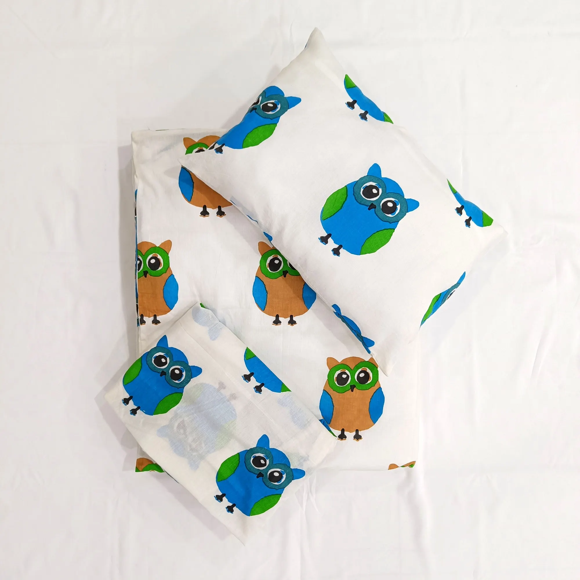 Handmade Multi color 100% Pure Cotton Baby Bedding set Baby Room 3 piece soft cotton toddler Baby Bedding Set