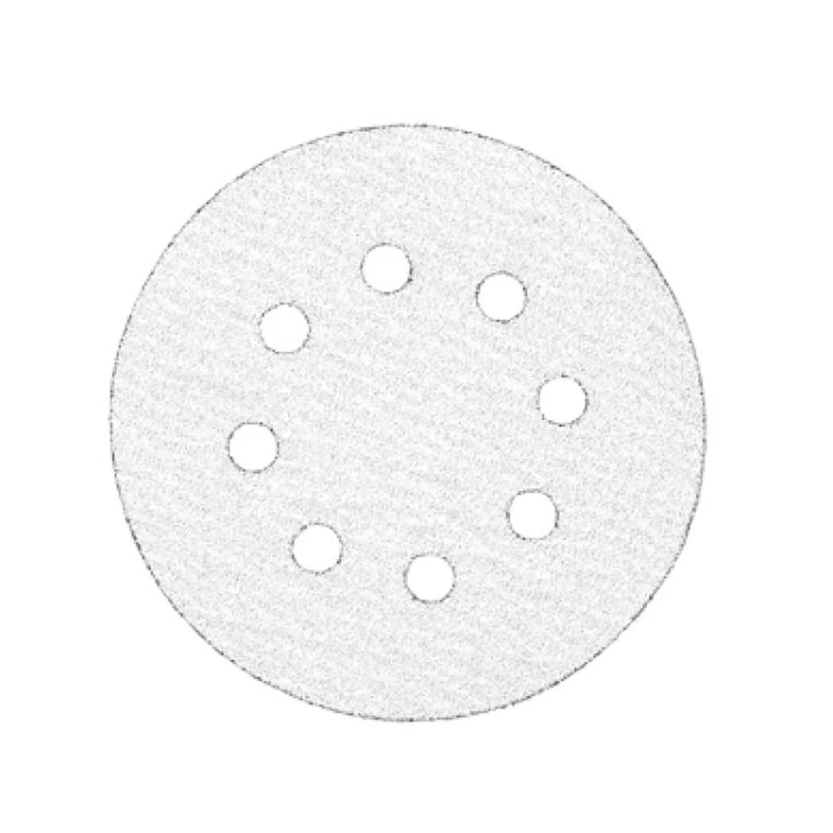 GEPARD For Paint 5pcs 8 Holes 125mm P60 Velcro Hoop and Loop Abrasives Tools Grinding Sanding Disc Polishing Paint Disc Removal