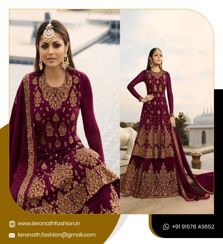 Pakistani Style Salwar Kameez/sarara/ Gharara/ Sharara Heavy Work Party Wear Ladies Suits Manufacturer