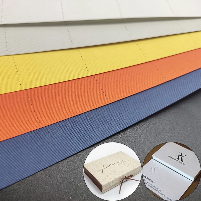 Lizheng A4 cardstock french textured paper cards embossed inkjet special papers