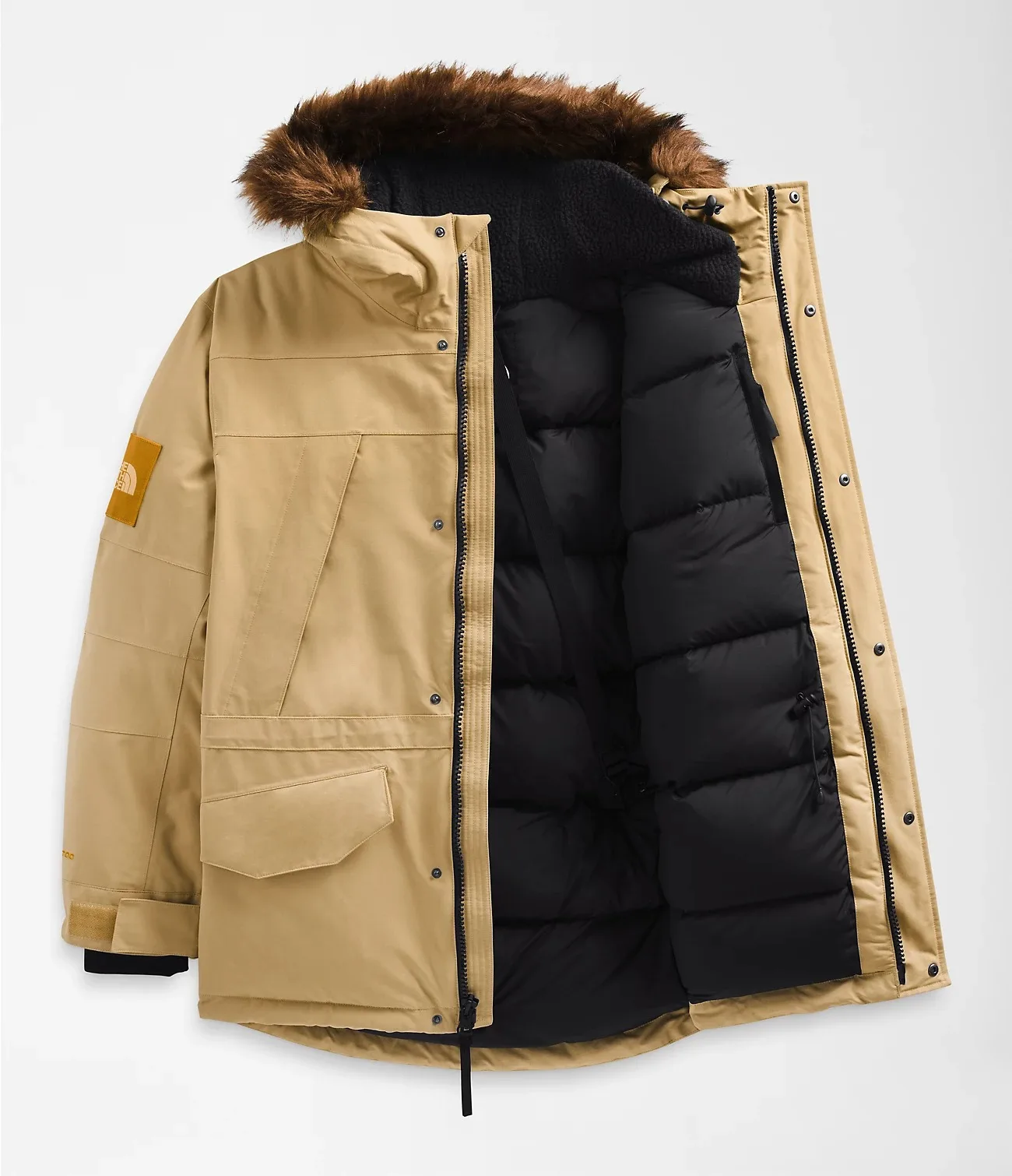 2023 Men Retro modern style Down coat plus size hooded winter real fur insulated parka breathable warm jacket with custom logo
