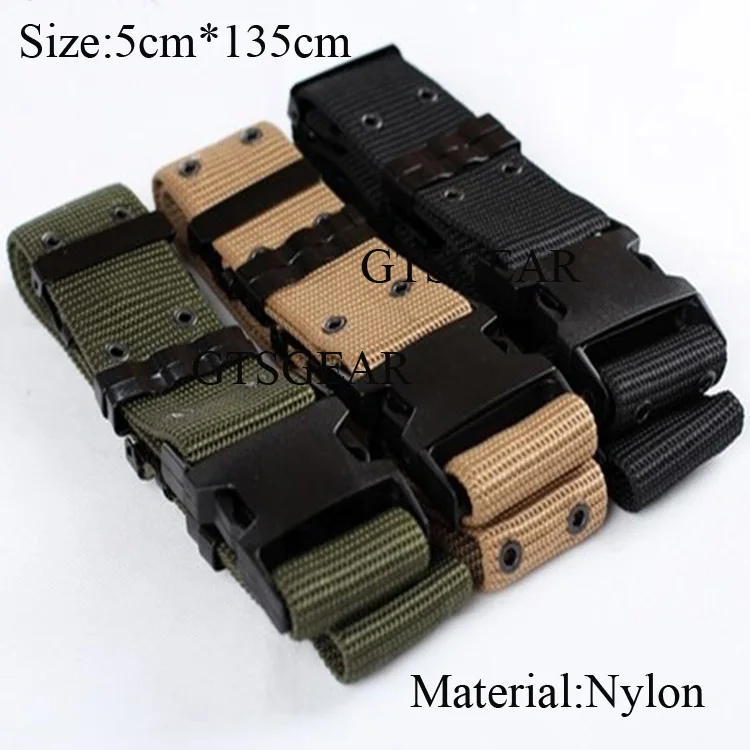 Factory direct sales BL05 outer belt Nylon black outdoor belt tactical belt thickened rollers riding