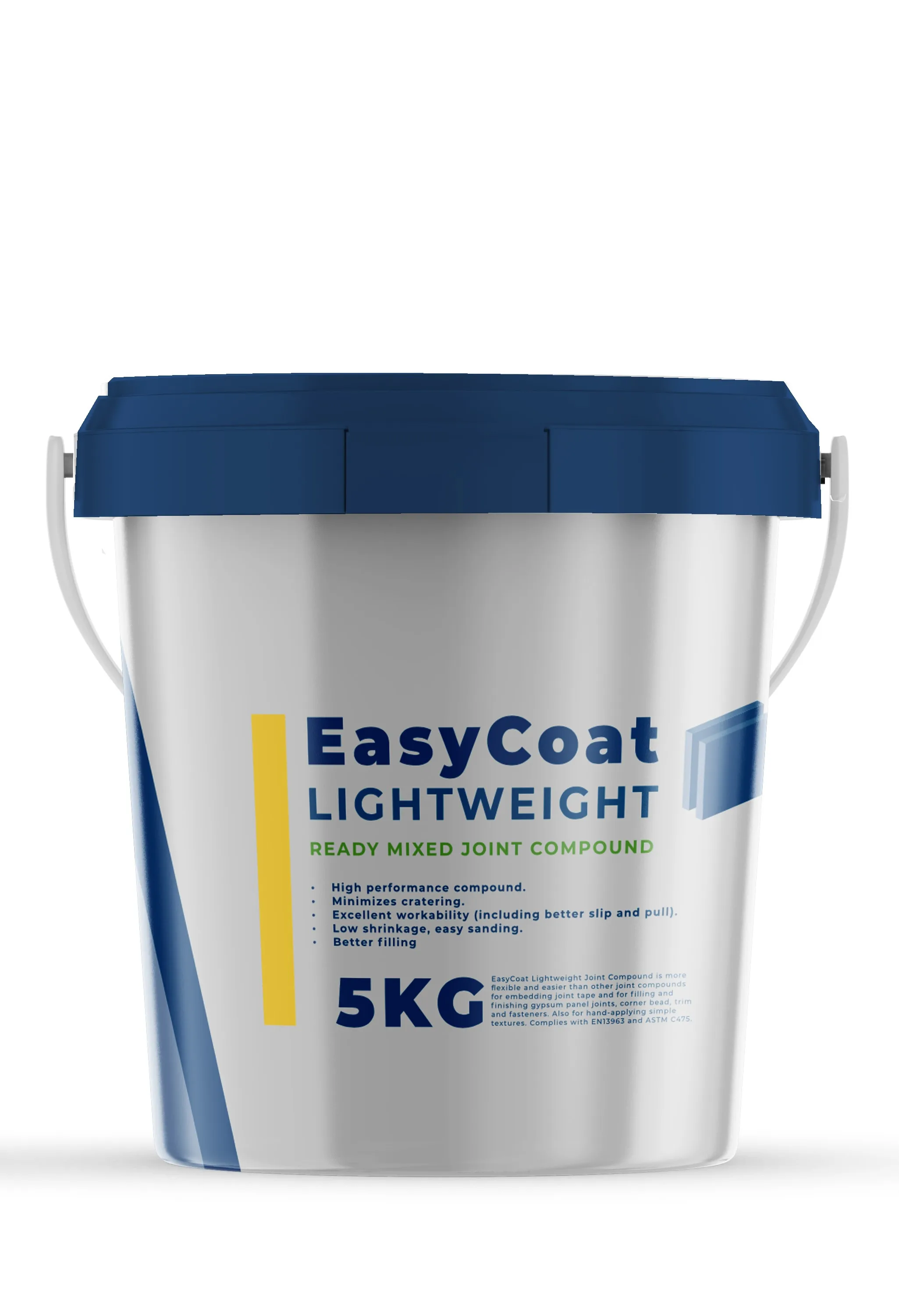 EasyCoat 17L Lightweight Joint Compound Ready Mixed Drying Type Compounds For Wall And Ceiling