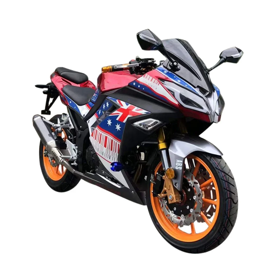 New Sticker High Quality NINJA ABS Sportbike CBB oil cooling engine Gasoline racing Motorcycles 150cc motorbike