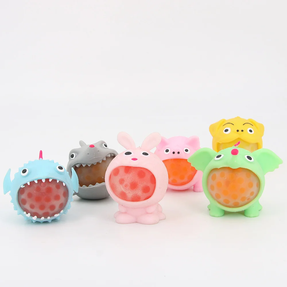 Jincan Hot Sale Cute Pig Stress Relief Squeeze Balls Animal Toy for Relaxation