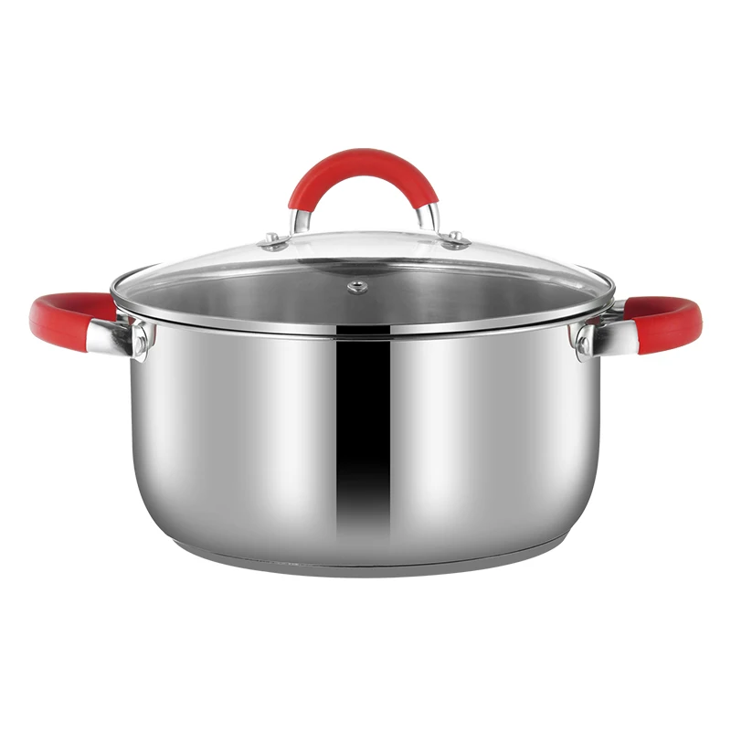 Manufacturer Pot Pan Sets Kaisa Villa 12pcs Stainless Steel Cookware Sets Kitchen Cooking Pots for Induction Cooker