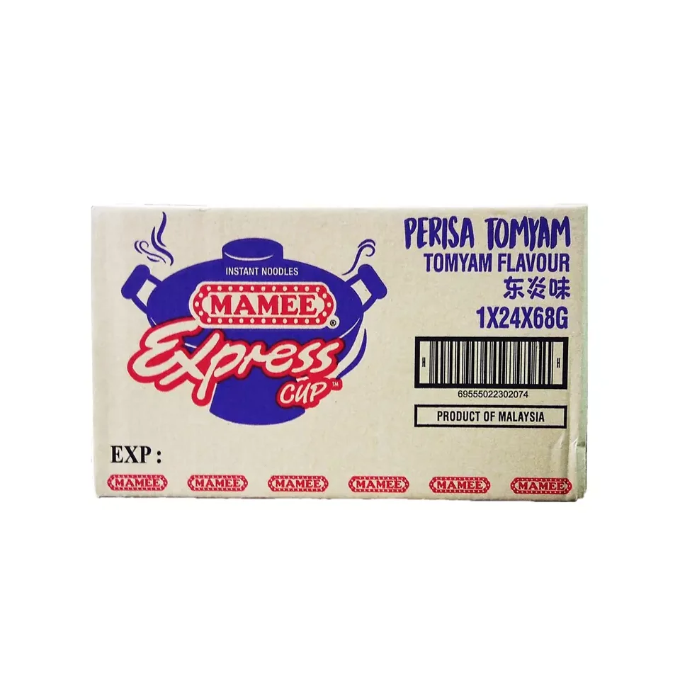 Hot Selling Refined Fast Cooking Low Fat Good Quality Mamee Express Delicious Tom Yam Cup Instant Noodles Made in Indonesia