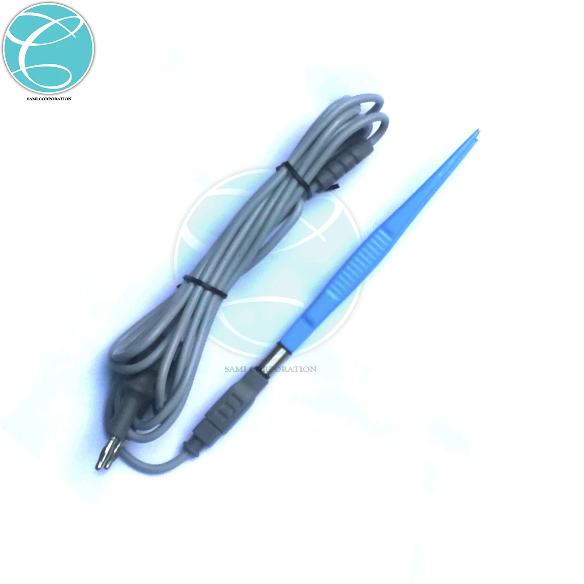 Medical Reusable Silicone Bipolar Forceps Cable/Laparoscopic Instrument Bipolar Coagulation Cable By Sami corporation