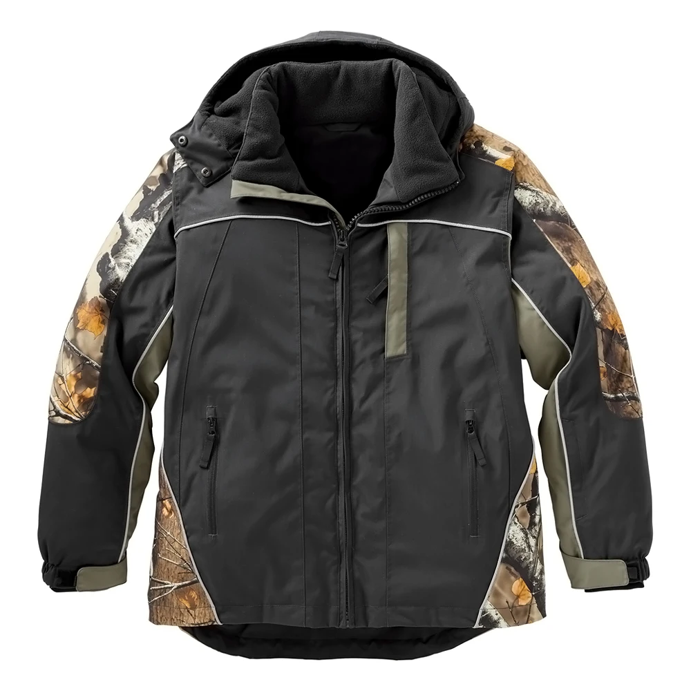 Custom Winter Waterproof Custom Camouflage Hunting Clothes Jacket/custom Camo Jacket for Men Soft Shell Fabric 100% Polyester
