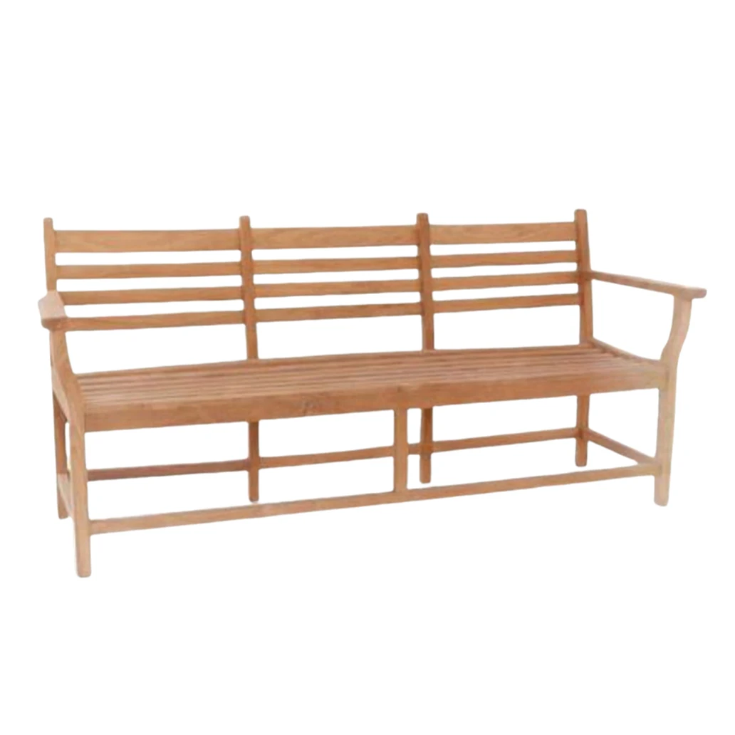 3 Seat Teak Outdoor Living Room Furniture Minimalist Design Suitable to Beautify Your Home New Cheap