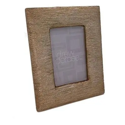 Hammered Antique Brass Metal Photo Frame  Home And Office Decor Frame Return Gift Frame