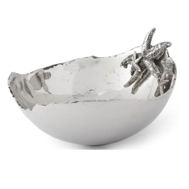 Modern Decorative Octopus Deep Bowl Made of Metal & Glass Material  Metal Bowl/Salad Bowl/Fruit Bowl