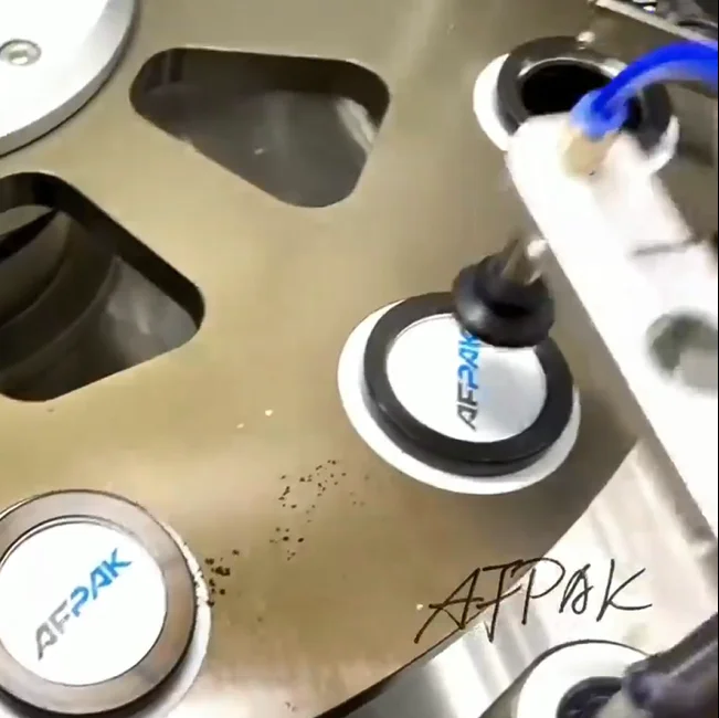 Single lane entry level coffee capsule filling Multi-function with nitrogen flush Flavor injection K cup sealing machine