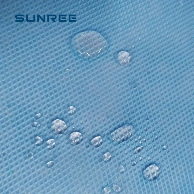 Medical Disposable Water Resistant 100% Polypropylene Pp Pe Ss Sss Spunbond Non-Woven Nonwoven Fabric In Roll Bed Sheet Coverall