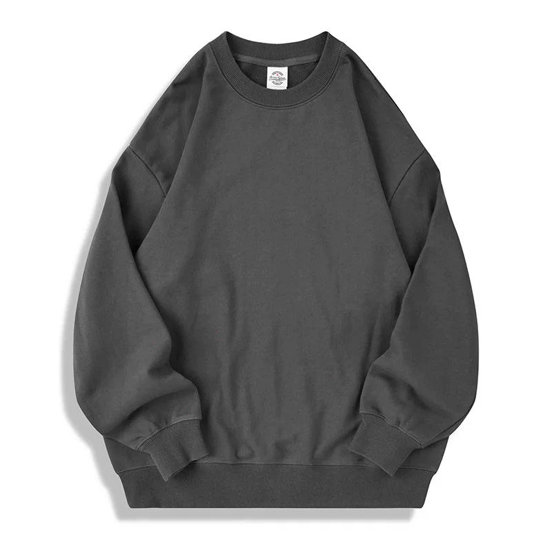 High Quality 350GSM 100% Cotton Drop Shoulder Unisex Oversized Sweatshirt Crew Neck Sweat Shirt