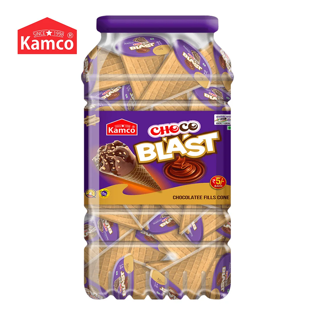 Kamco Choco Blast Chocolate Fills Cones