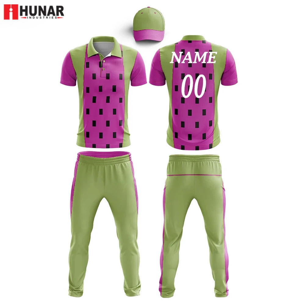 2022 высокое качество индивидуальная печать логотипа лучший дизайн спортивная одежда легкая форма для крикета распродажа