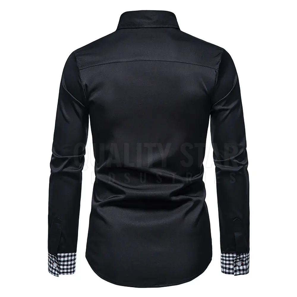 Men Shirts Fit Mens Dress Plaid Shirts Male Clothes Casual Shirts For Online Sale