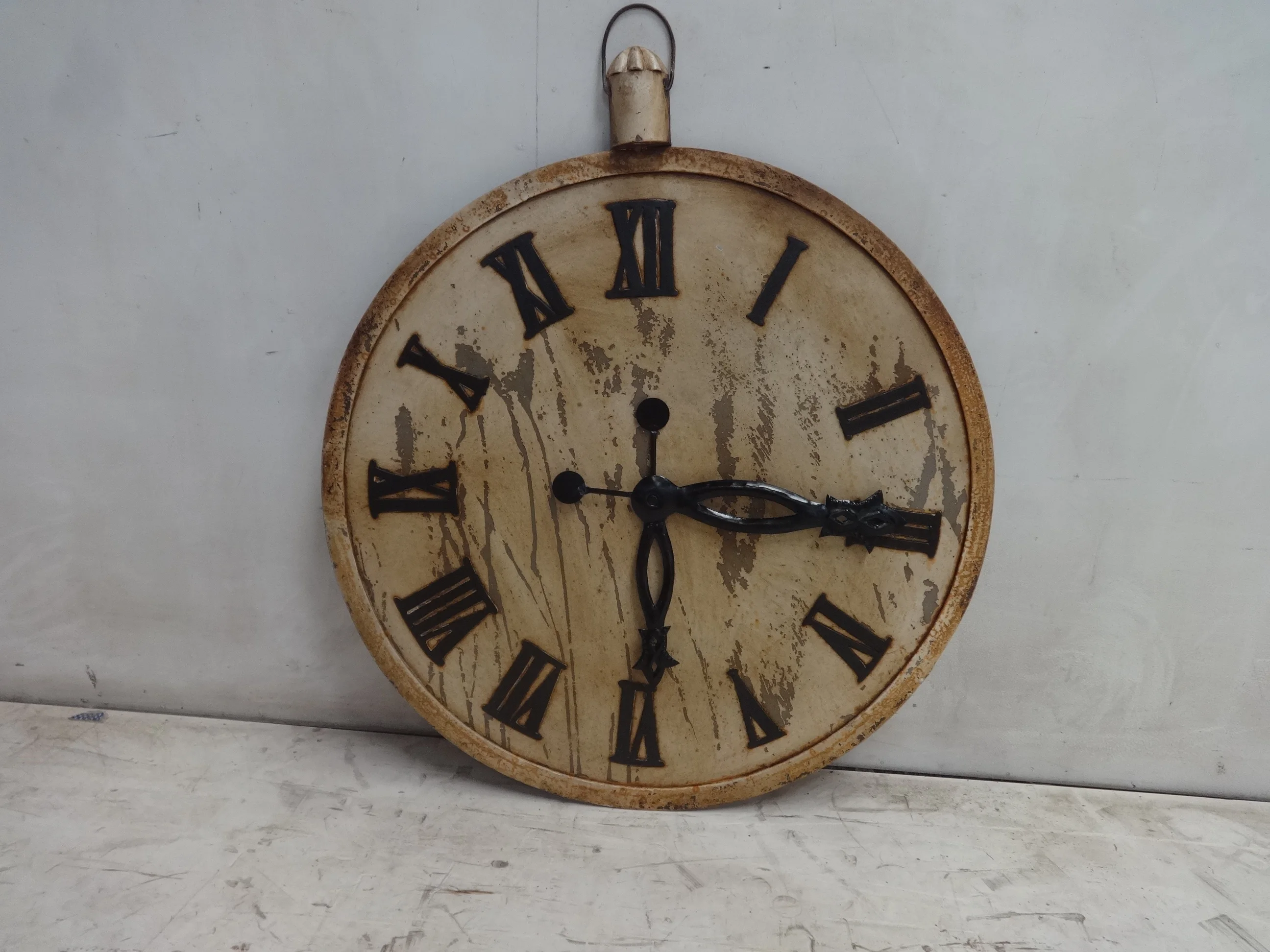 Top Quality Fine Classy Look Trendy Living Room Single Face American Style Wall Clock for Home Decor at Wholesale Price