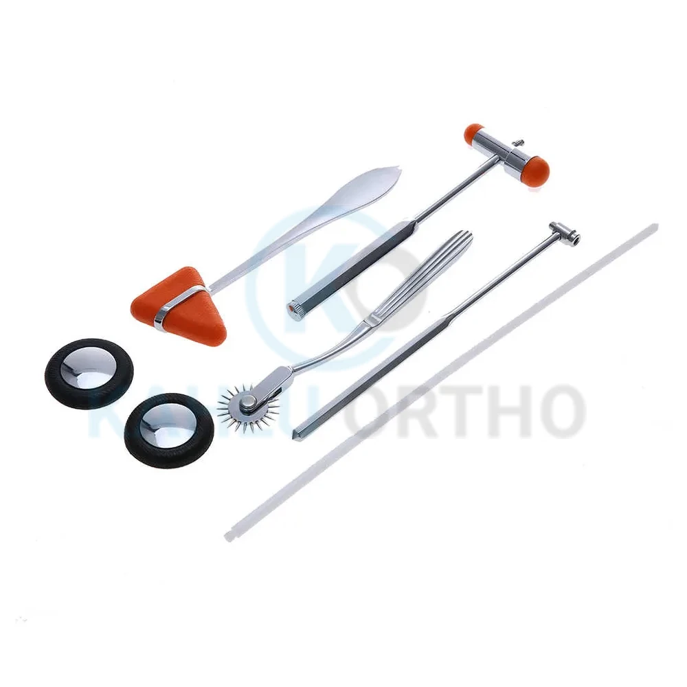 Diagnostic Neurological Set Physical Therapy Reflex Percussion Hammer Neurological Kits By KAHLU ORTHOPEDIC
