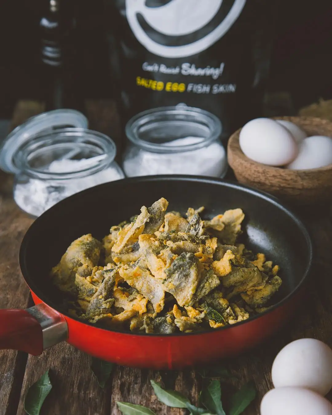 Высококачественное хрустящее соленое яйцо OYU, рыбья кожа, соленый яичный желток, хрустящая текстура 100 г, срок годности 12 месяцев, пакет, Халяль HACCP OEM